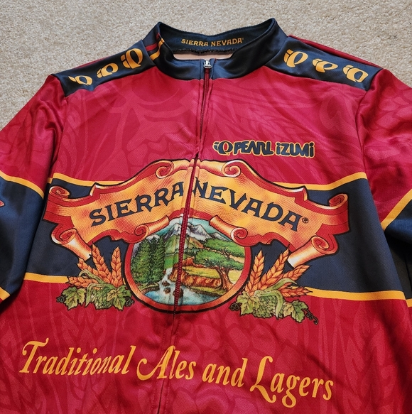 Pearl Izumi Y2K Long-sleeve Sierra Nevada Pale Ale Cycling Jersey - Size XL - Picture 2 of 10